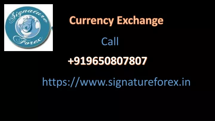 currency exchange