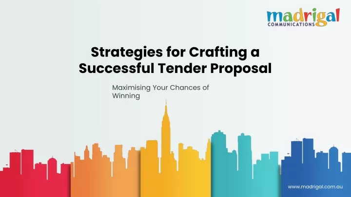 strategies for crafting a successful tender proposal