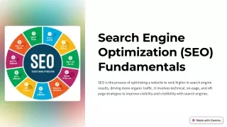 search engine optimization seo fundamentals