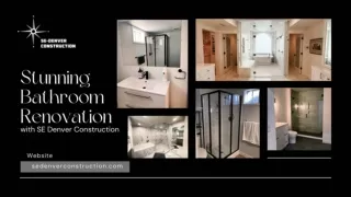 Stunning Bathroom Renovation with SE Denver Construction
