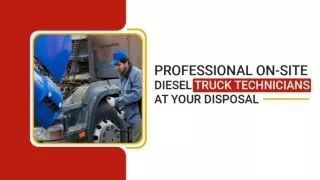 Professional Diesel Truck Maintenance Services