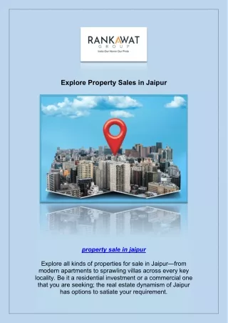 Explore Property Sales in Jaipur