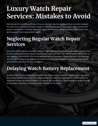 Luxury-Watch-Repair-Services-Mistakes-to-Avoid_Hudson-PooleFineJewelers