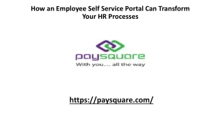 How an Employee Self Service Portal Can Transform Your HR Processes