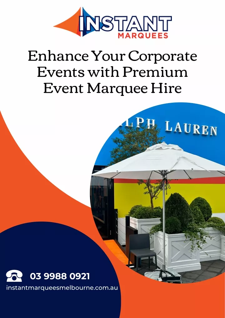 enhance your corporate events with premium event