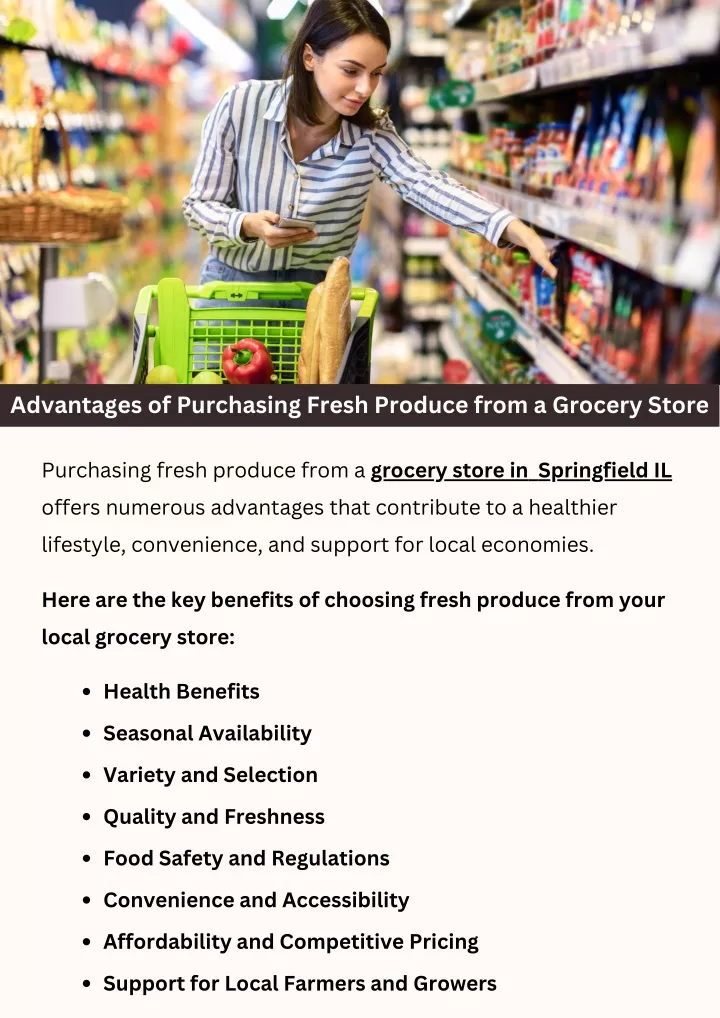 advantages of purchasing fresh produce from