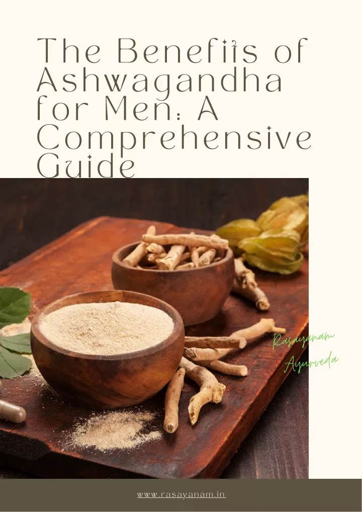 the benefits of ashwagandha