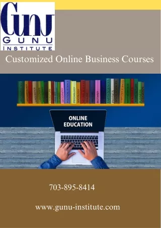 customized online business courses