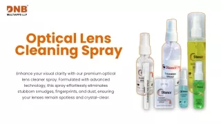 Optical Lens Cleaner Spray | DNB MULTIAPPS LLP