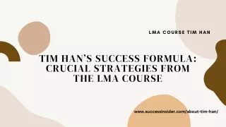 lma course tim han