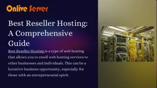 Affordable and Reliable Best Reseller Hosting Solutions | Onlive Server