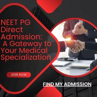 NEET PG Direct Admission A Gateway to Your Medical Specialization