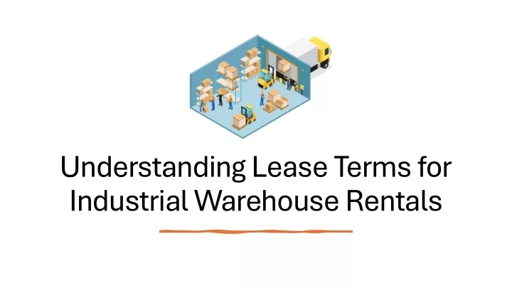 understanding lease terms for industrial