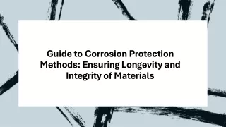 guide to corrosion protection methods ensuring