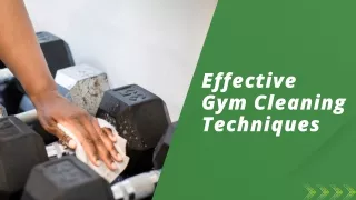 Gym cleaning techniques | Multi Cleaning