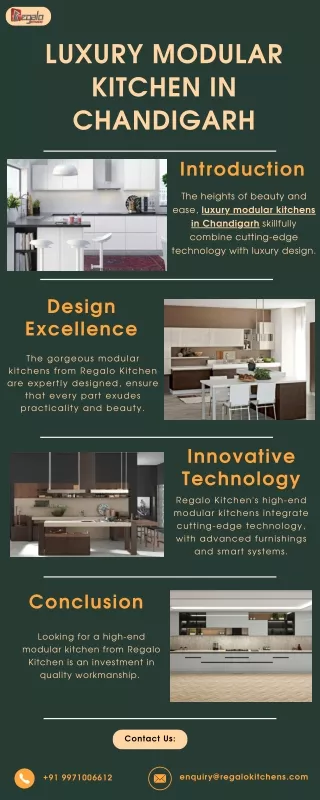 luxury modular kitchen in chandigarh