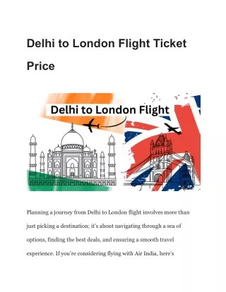 delhi to london flight