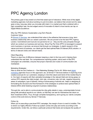 ppc agency london