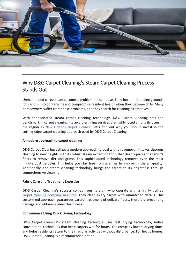 why d g carpet cleaning s steam carpet cleaning