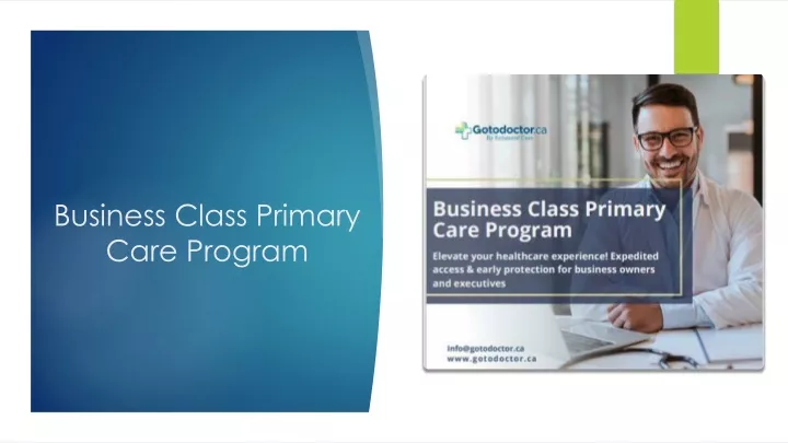 business class primary care program