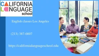 Top English Classes In Los Angeles  California Language School