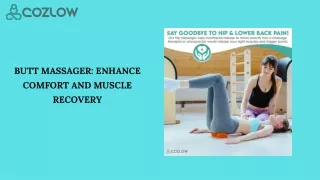 Butt Massager Enhance Comfort and Muscle Recovery