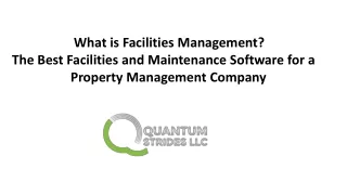 Facilities Management Software-Facility Management Solutions