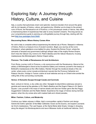 Exploring Italy_ A Journey through History, Culture, and Cuisine (1)