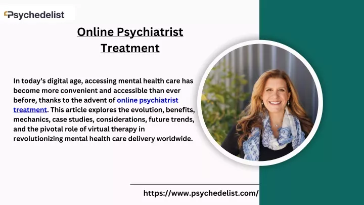 online psychiatrist treatment