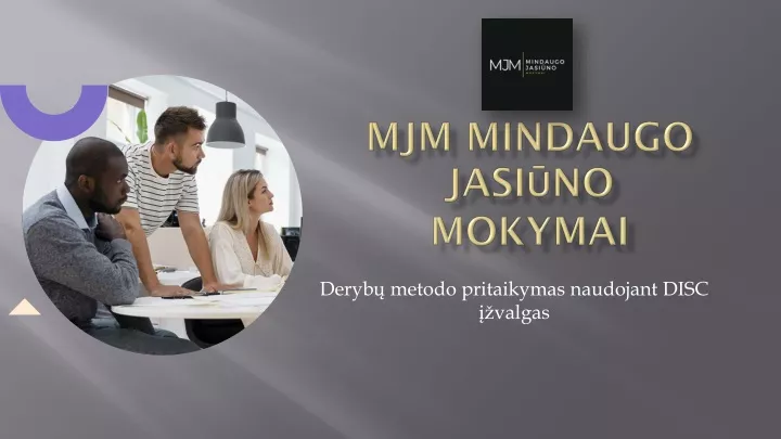 mjm mindaugo jasi no mokymai