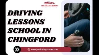 Master Road with JSD Driving School: Best Driving Lessons School in Chingford