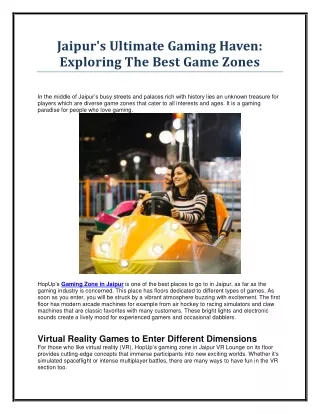 jaipur s ultimate gaming haven exploring the best
