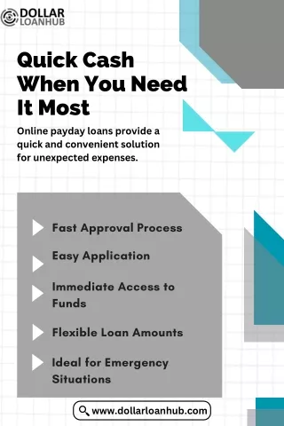 quick cash when you need it most online payday