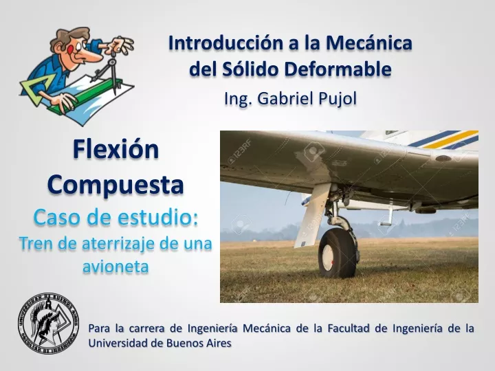 flexi n compuesta caso de estudio tren de aterrizaje de una avioneta