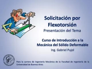 TEÓRICA - Otras solicitaciones combinadas  - Flexotorsión