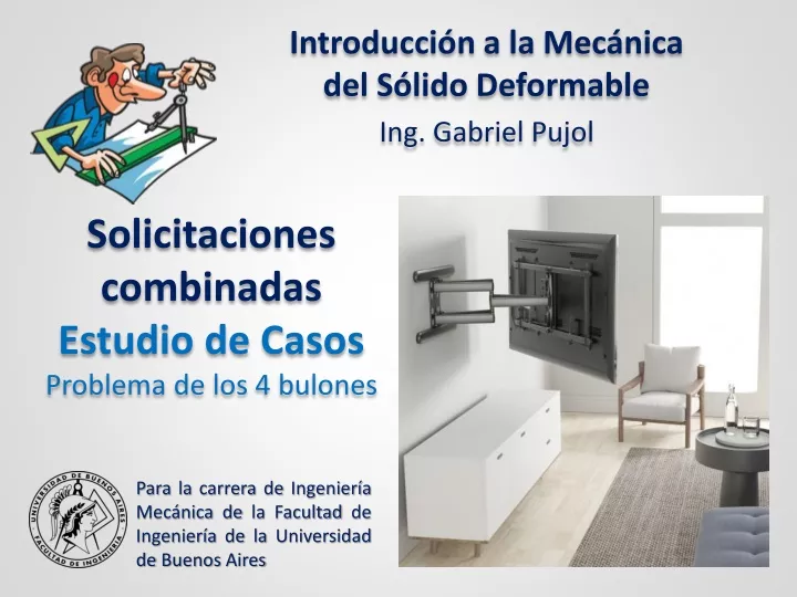 solicitaciones combinadas estudio de casos problema de los 4 bulones