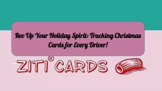 Rev Up Your Holiday Spirit_ Trucking Christmas Cards for Every Driver!