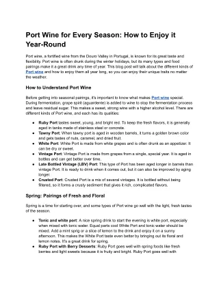 Port Wine for Every Season_ How to Enjoy it Year-Round - Google Docs