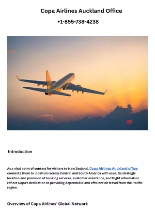 copa airlines auckland o ce