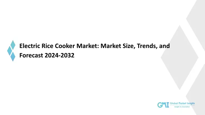 electric rice cooker market market size trends