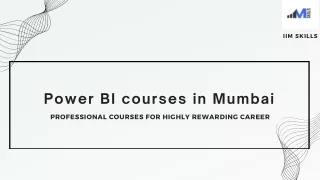 power BI courses in Mumbai