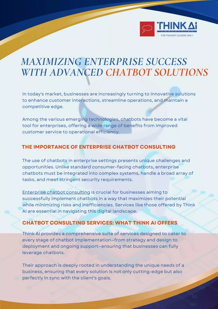 maximizing enterprise success with advanced