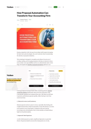 Enhance Your Accounting Services with Proposal Automation