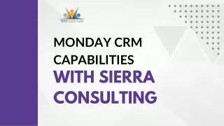 monday crm capabilities with sierra consulting