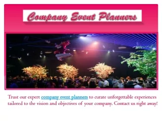 Company Event Planners