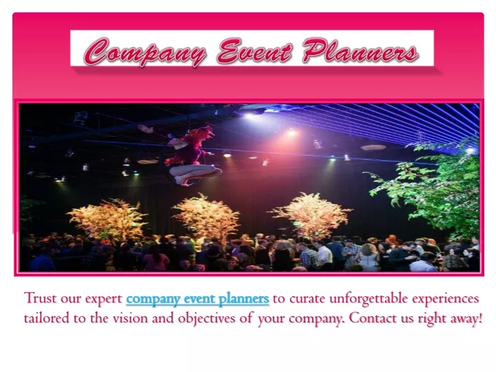 company event planners