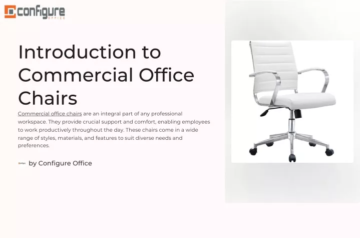 introduction to commercial office chairs