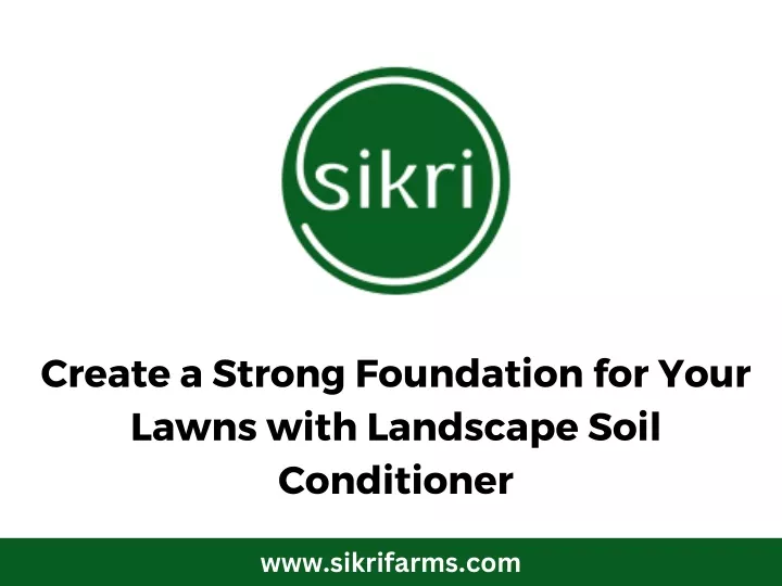 create a strong foundation for your lawns with