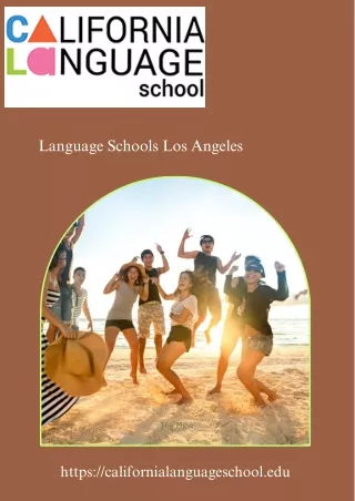 Learn English In Los Angeles  California Language School