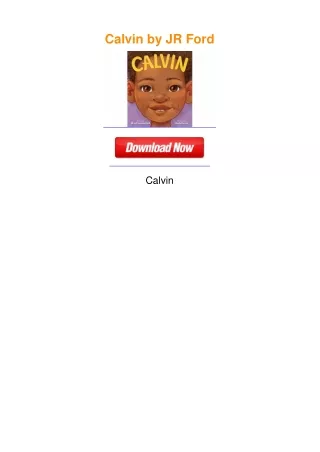 Calvin by JR Ford